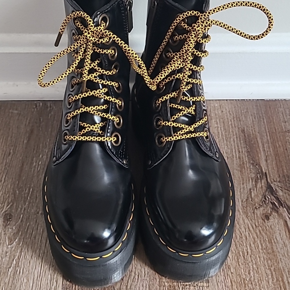 Dr. Martens Vegan Jadon Max Platform Boots - Picture 3 of 8